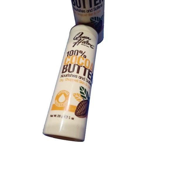 4 Queen Helene 100% Cocoa Butter Stick Dry Skin 1oz Chapped Lips Stretch mark - Picture 3 of 7